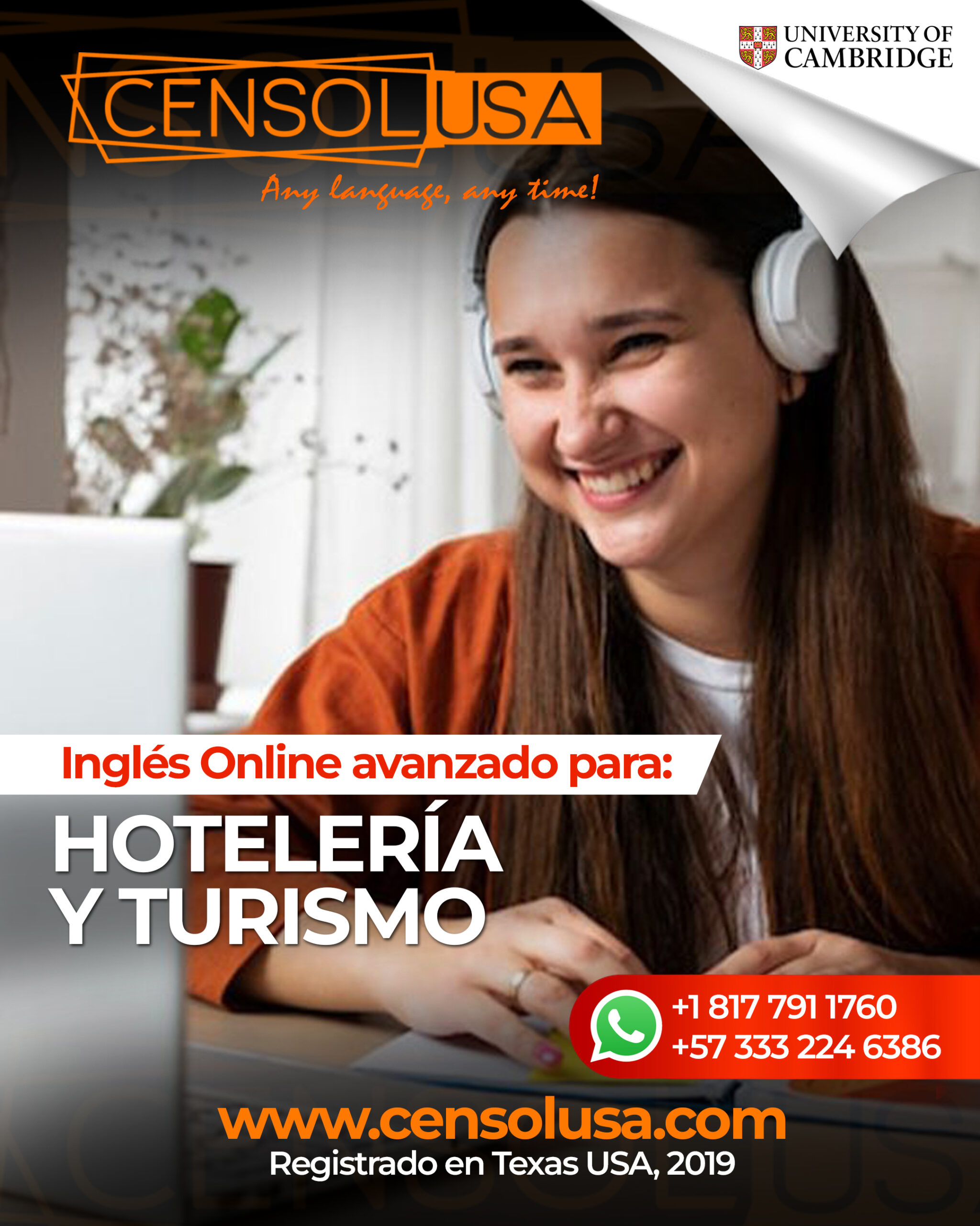 CENSOL USA FLYERS HOTELERIA Y TURISMO