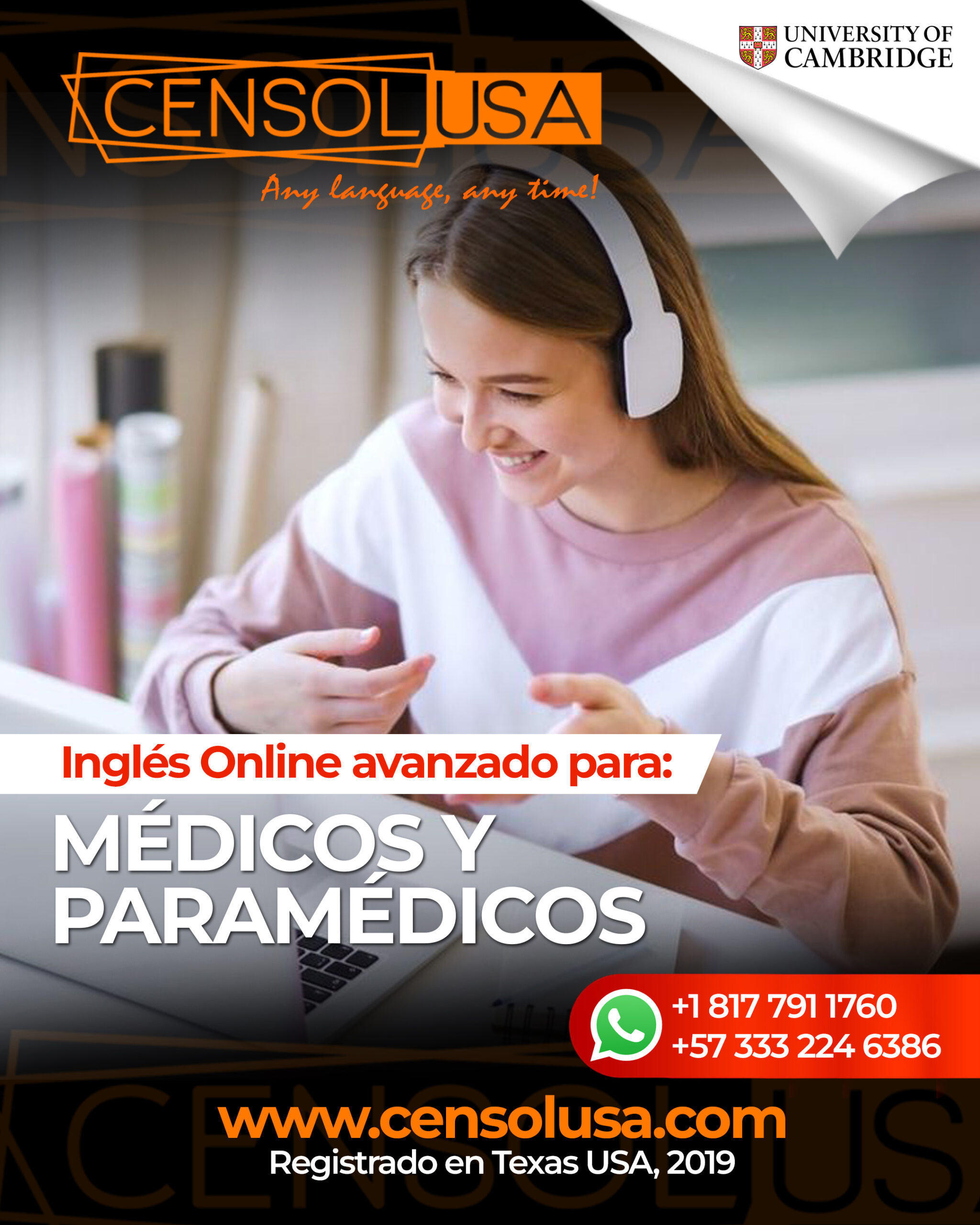 CENSOL USA FLYERS MEDICOS Y PARAMEDICOS